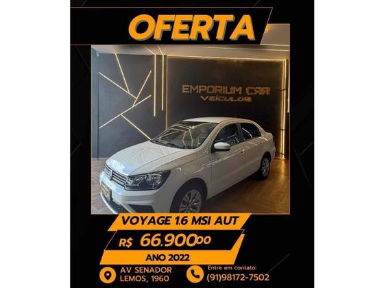 VOLKSWAGEN VOYAGE 1.6 16V MSI TOTALFLEX 4P AUTOMÁTICO